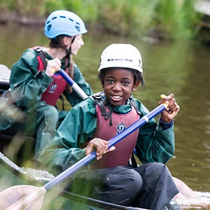 Canoeing at Robinwood Activity Centre