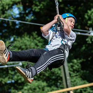 Zip Wire at Robinwood Activity Centre