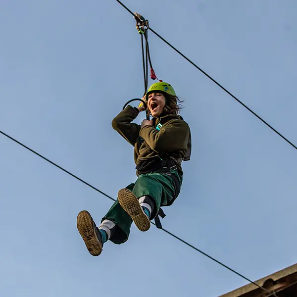 Children enjoying activities at Robinwood Activity Centres