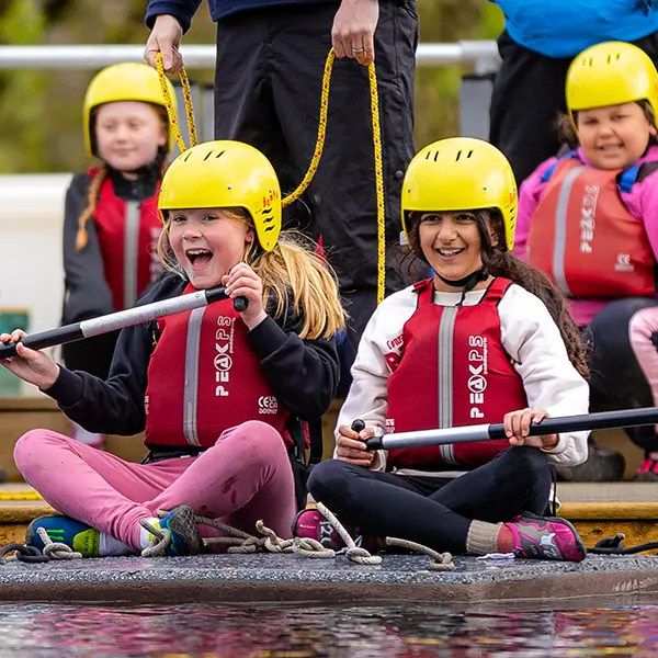 Children enjoying activities at Robinwood Activity Centres