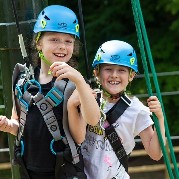 Children enjoying activities at Robinwood Activity Centres