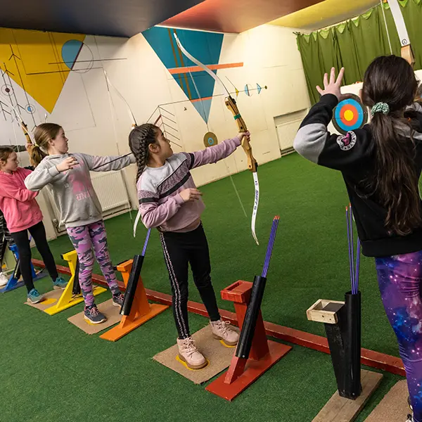 Children enjoying activities at Robinwood Activity Centres