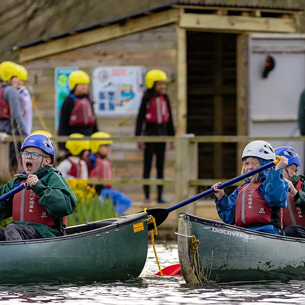 Children enjoying activities at Robinwood Activity Centres