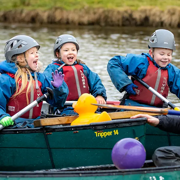 Children enjoying activities at Robinwood Activity Centres