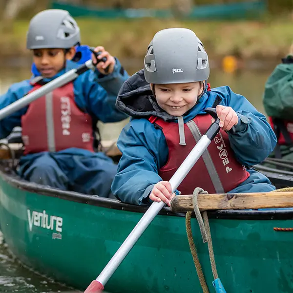 Children enjoying activities at Robinwood Activity Centres