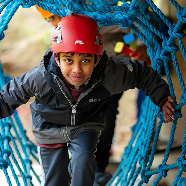 Children enjoying activities at Robinwood Activity Centres