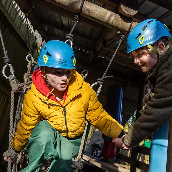Children enjoying activities at Robinwood Activity Centres