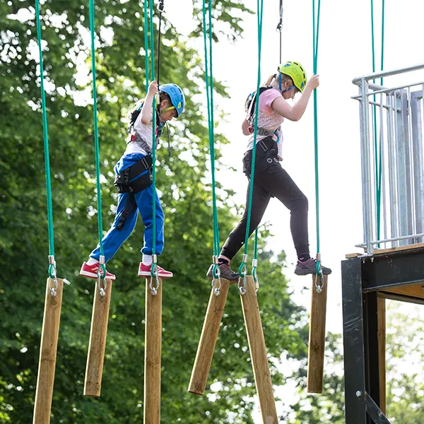 Children enjoying activities at Robinwood Activity Centres