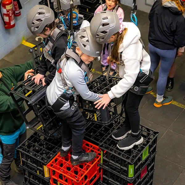 Children enjoying activities at Robinwood Activity Centres