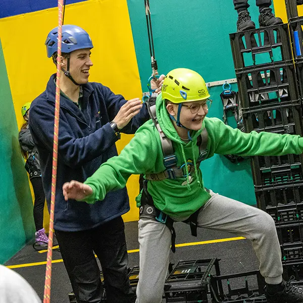 Children enjoying activities at Robinwood Activity Centres