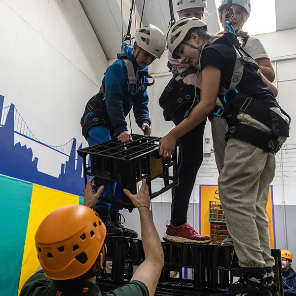 Children enjoying activities at Robinwood Activity Centres