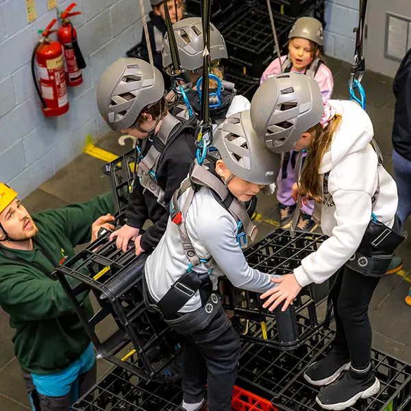 Children enjoying activities at Robinwood Activity Centres