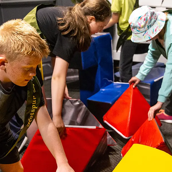 Children enjoying activities at Robinwood Activity Centres