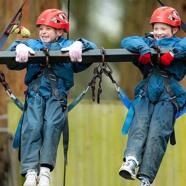 Children enjoying activities at Robinwood Activity Centres