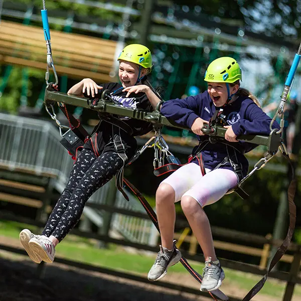 Children enjoying activities at Robinwood Activity Centres