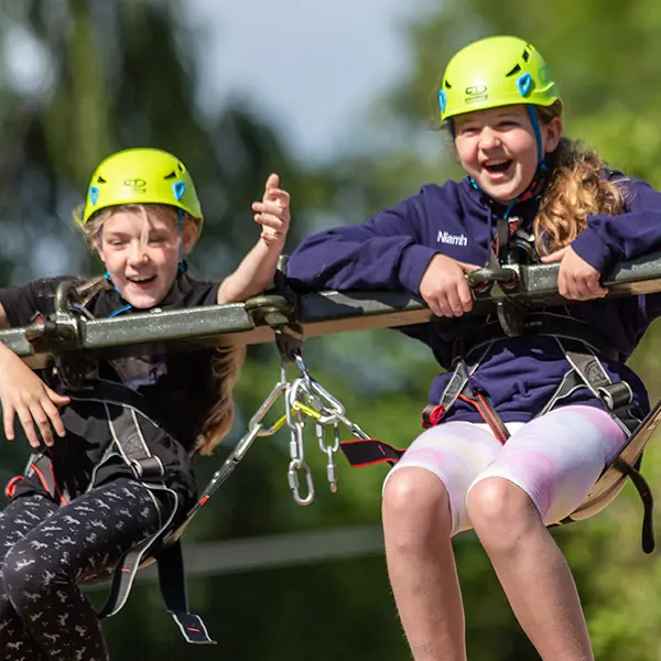 Children enjoying activities at Robinwood Activity Centres