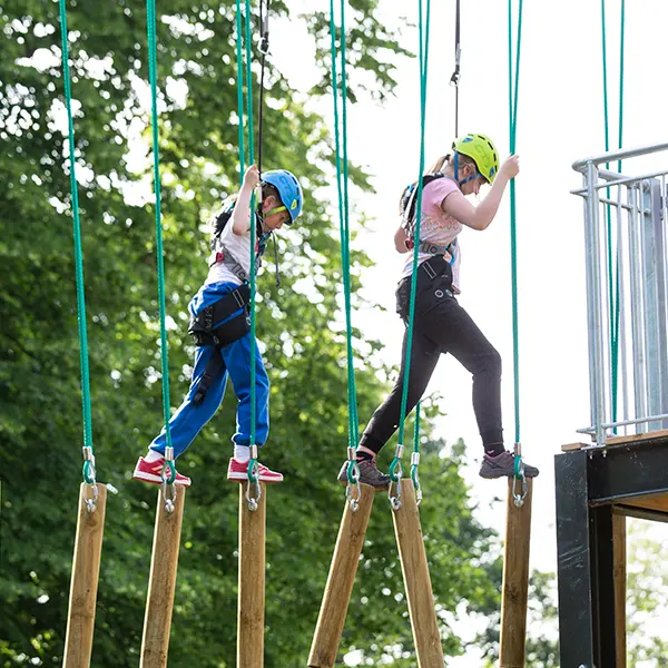 Children enjoying activities at Robinwood Activity Centres