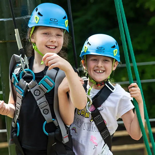 Children enjoying activities at Robinwood Activity Centres