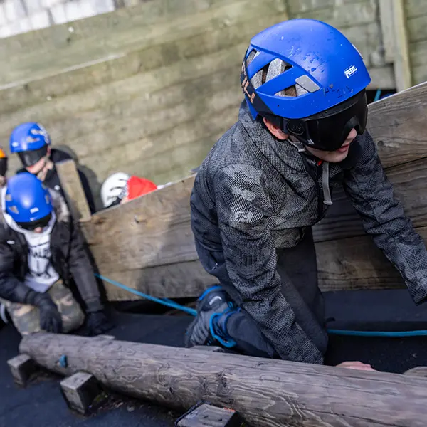 Children enjoying activities at Robinwood Activity Centres