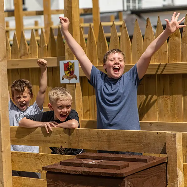 Children enjoying activities at Robinwood Activity Centres