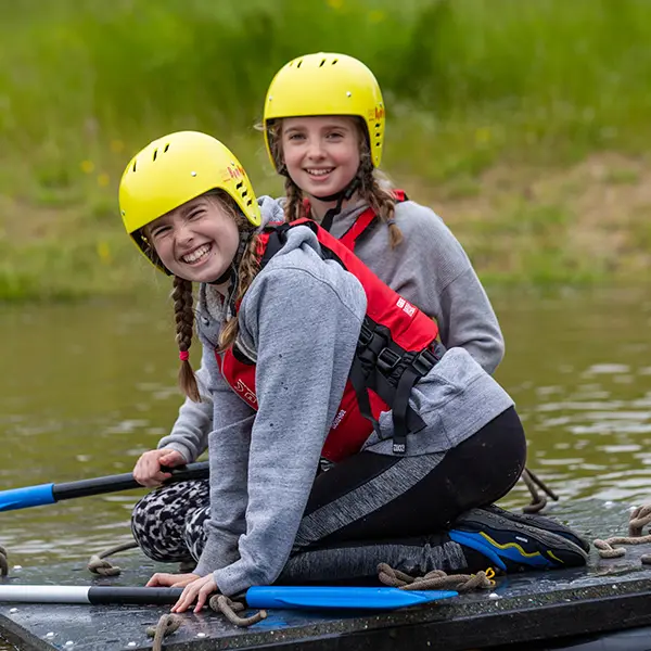 Children enjoying activities at Robinwood Activity Centres