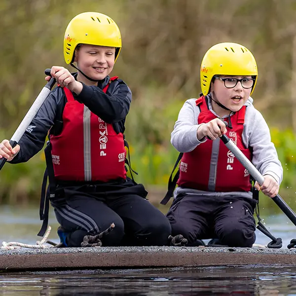 Children enjoying activities at Robinwood Activity Centres