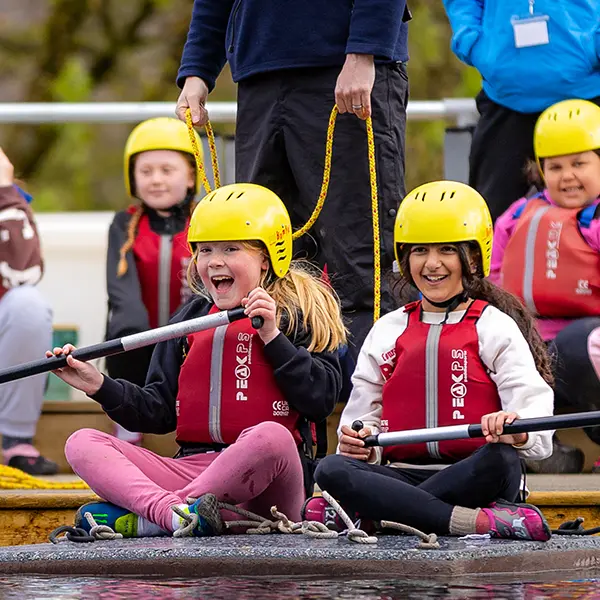 Children enjoying activities at Robinwood Activity Centres