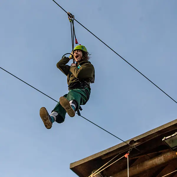 Children enjoying activities at Robinwood Activity Centres