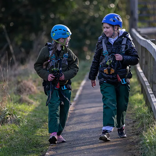 Children enjoying activities at Robinwood Activity Centres
