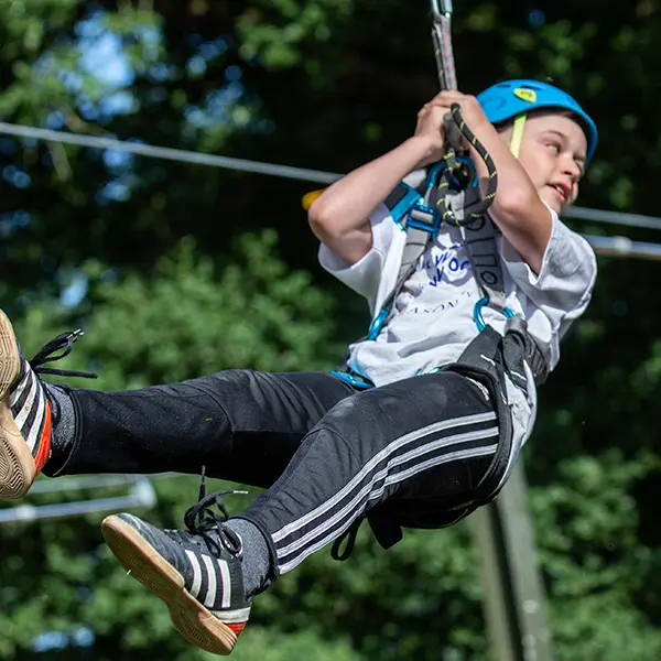 Children enjoying activities at Robinwood Activity Centres